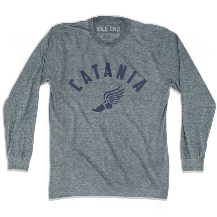 Catania Track Long Sleeve T-shirt - Athletic Grey