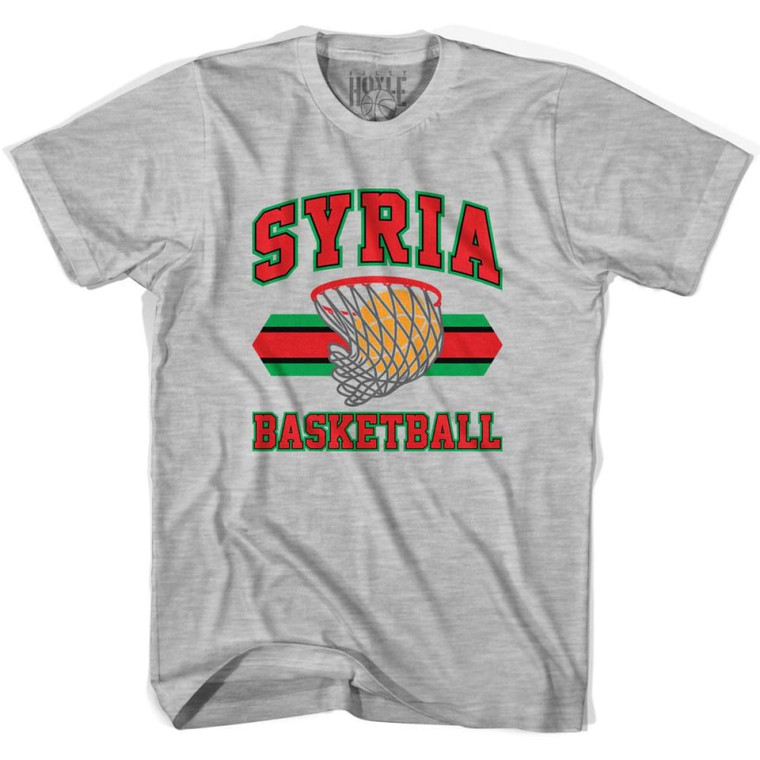 Sryia Basketball 90's Basketball T-shirt - Grey Heather