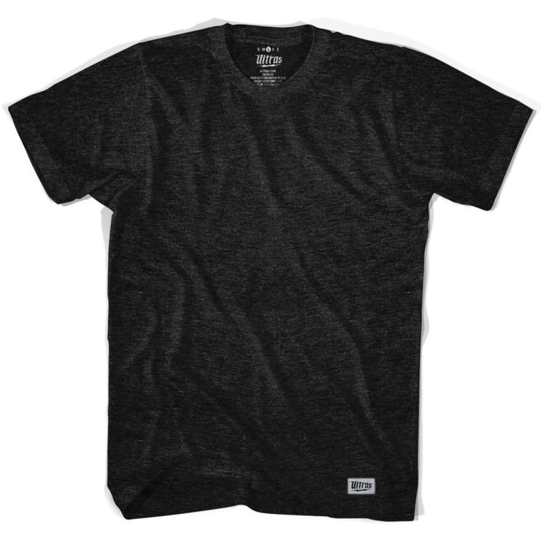 Ultras Blank Tri-Blend Black T-Shirt - Black