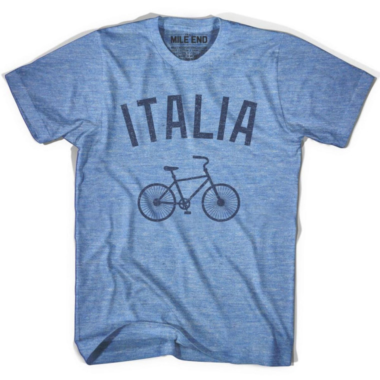 Italy Italia Vintage Bike T-Shirt - Athletic Blue
