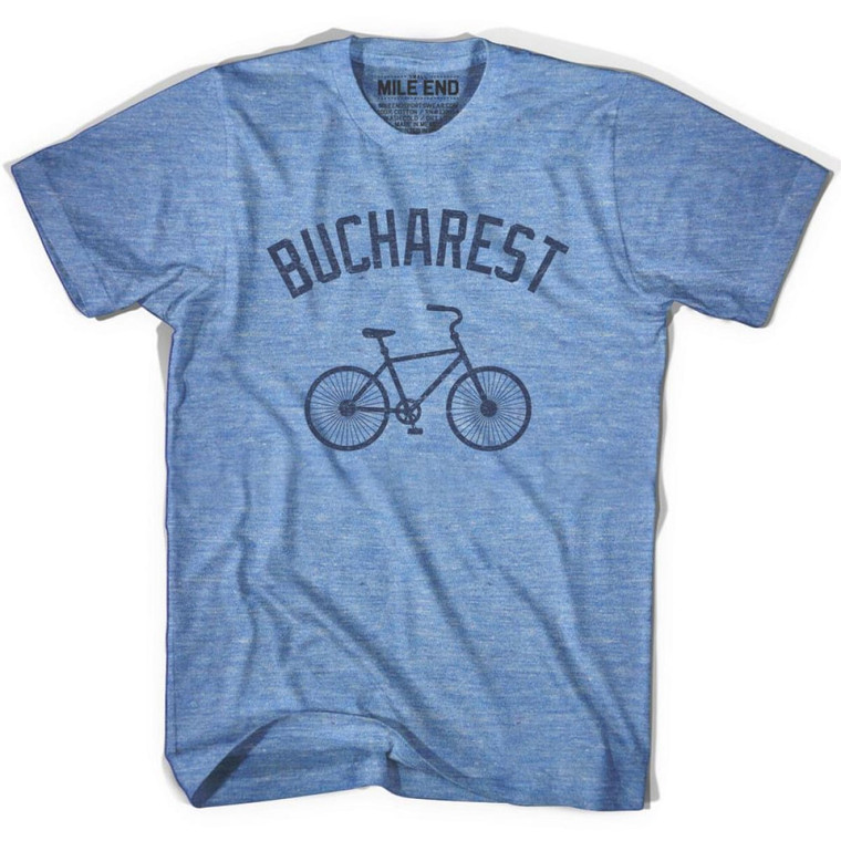 Bucharest Vintage Bike T-Shirt - Athletic Blue