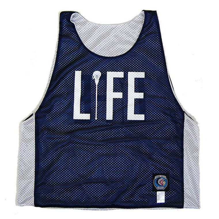Life Lacrosse Pinnie Made in USA - Navy