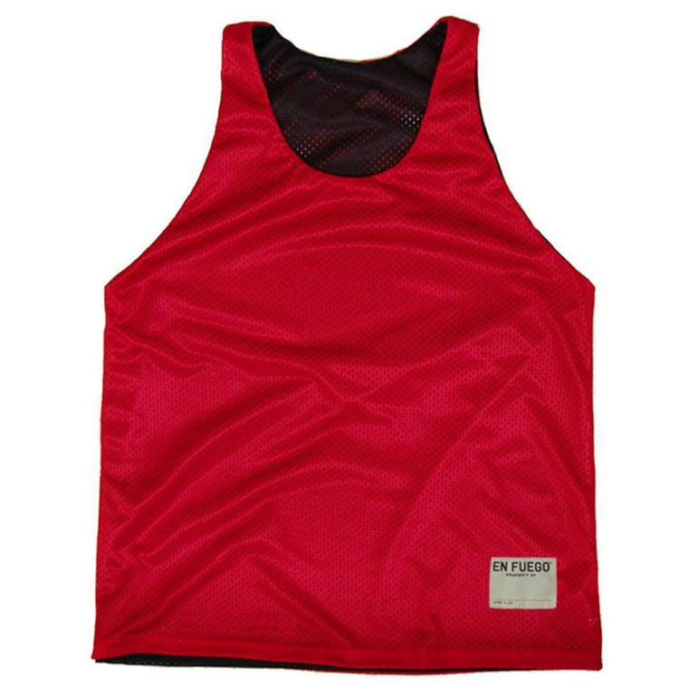 Red and Black Basketball Reversible Made in USA - Red/Black