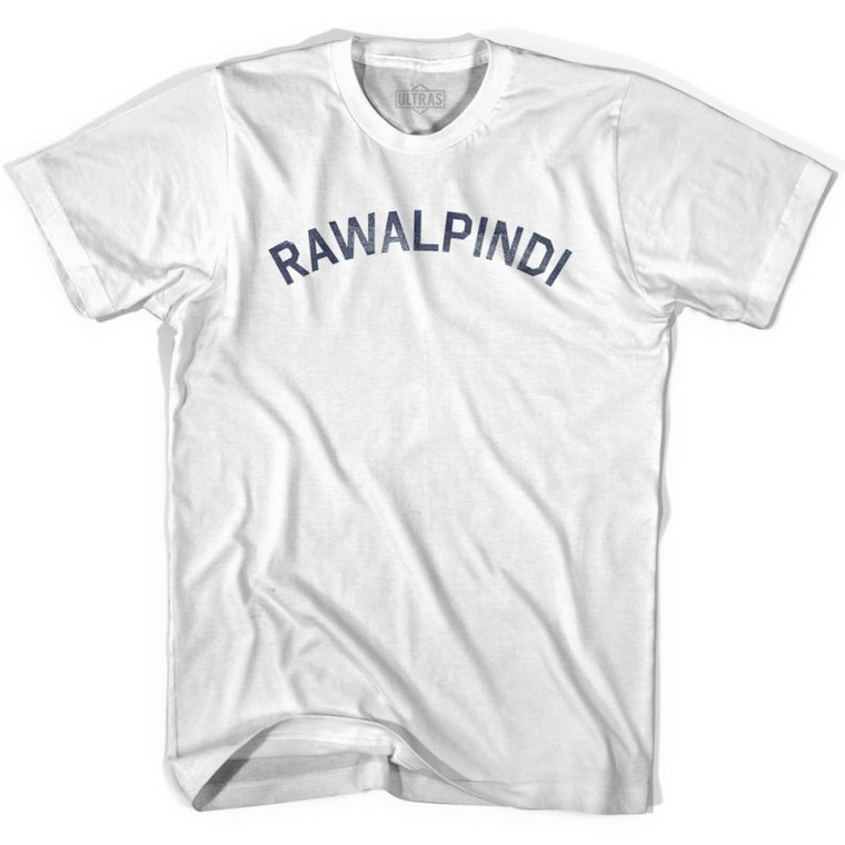 Rawalpindi Vintage Womens Cotton T-shirt - White