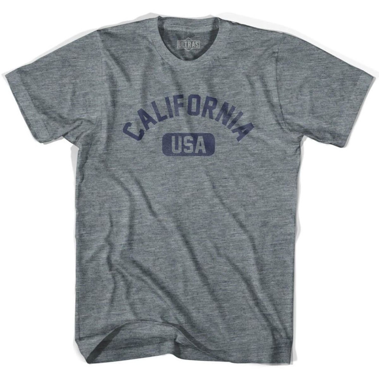 California USA Youth Tri-Blend T-shirt - Athletic Grey