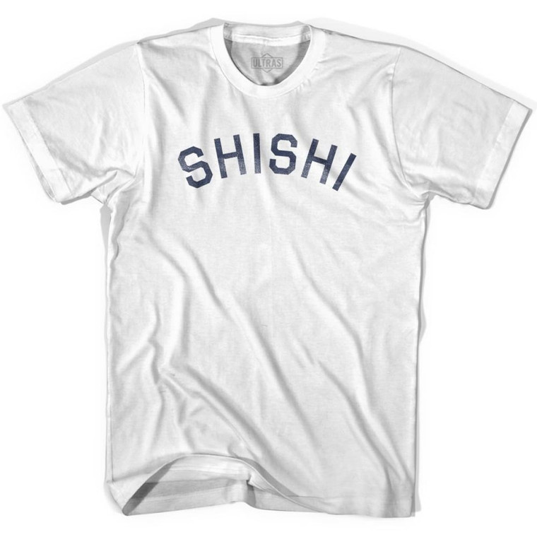 Shishi Vintage Adult Cotton T-shirt - White