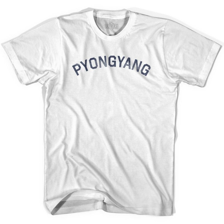 Pyongyang Vintage Youth Cotton T-shirt - White