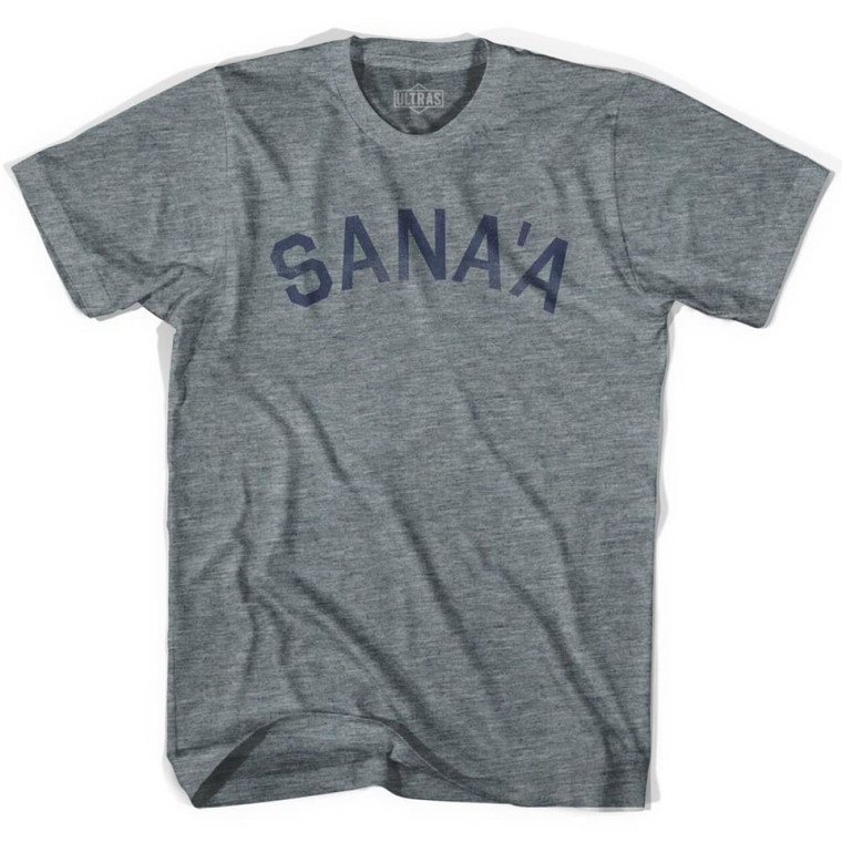 Sana'a Vintage Adult Tri-Blend T-shirt - Athletic Grey