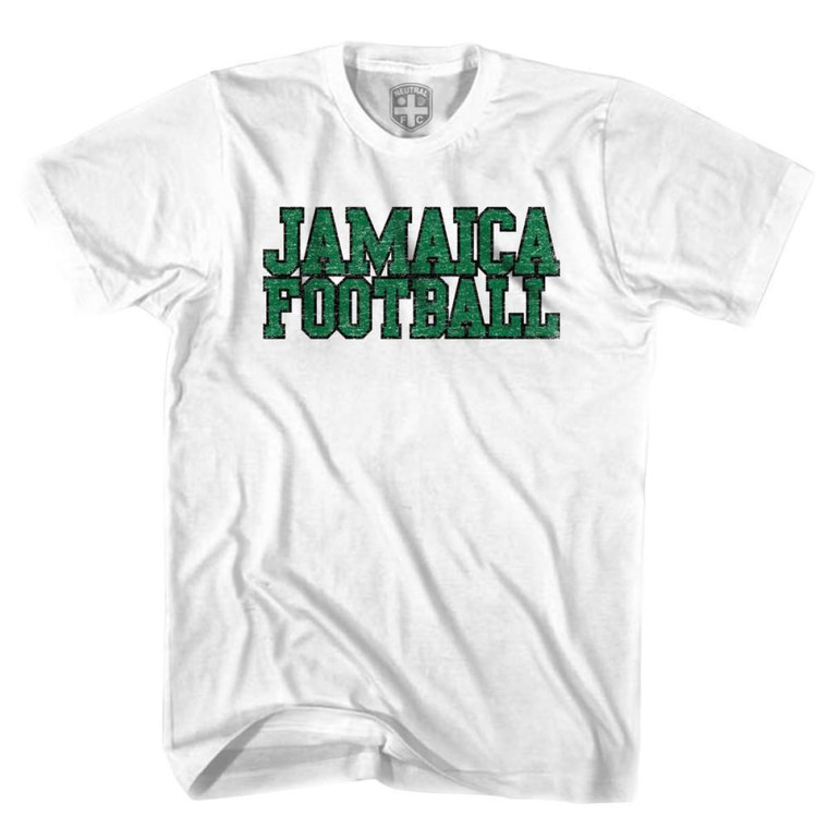 Jamaica Football Nation Soccer T-shirt - White