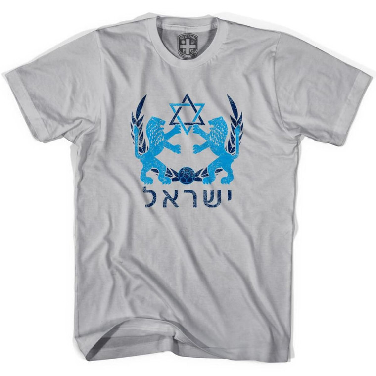 Israel Lions Soccer T-shirt - Cool Grey