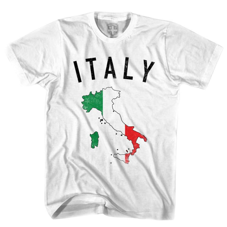Italy Flag & Country T-shirt - White
