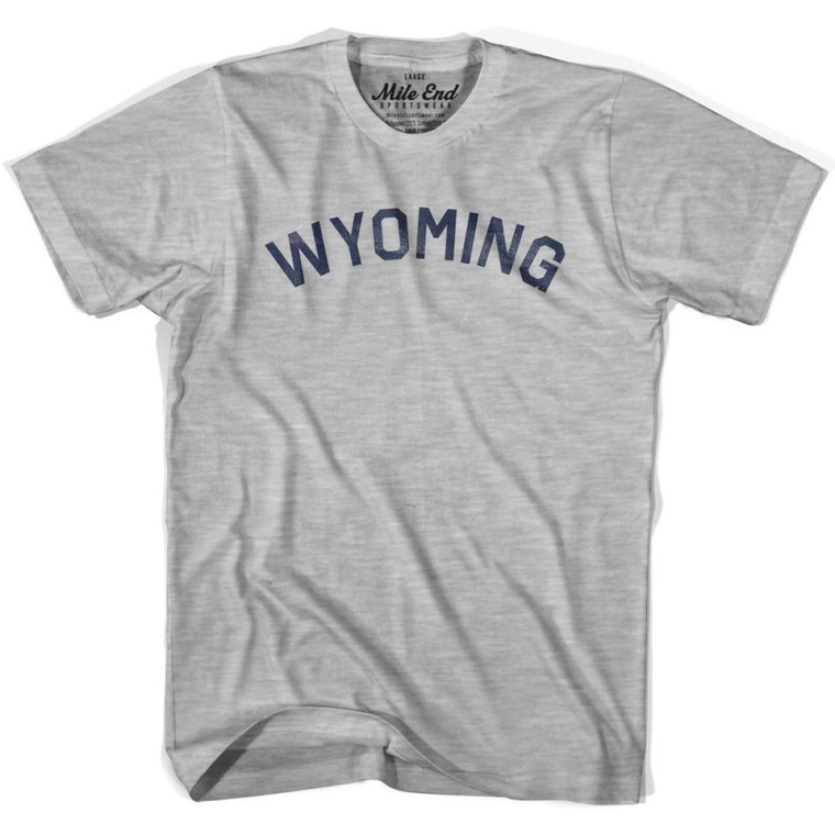 Wyoming Union Vintage T-Shirt - Grey Heather