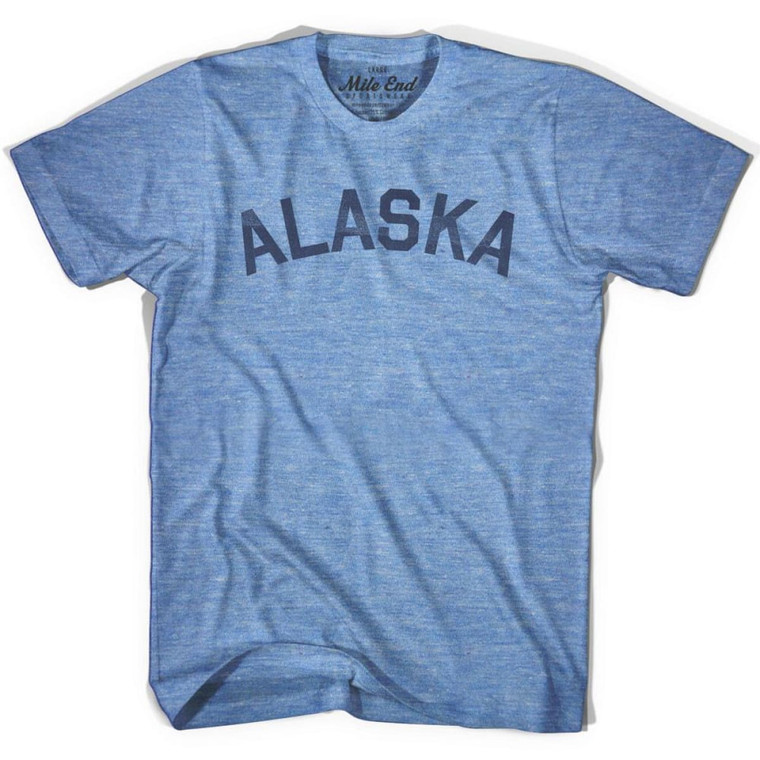 Alaska Union Text T-Shirt - Athletic Blue
