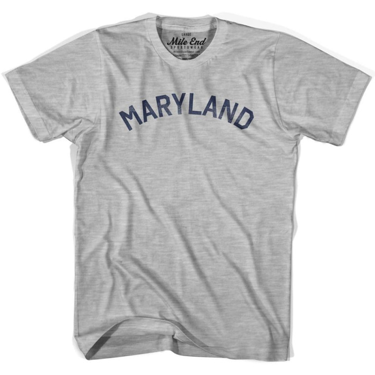 Maryland Union Vintage T-Shirt - Grey Heather