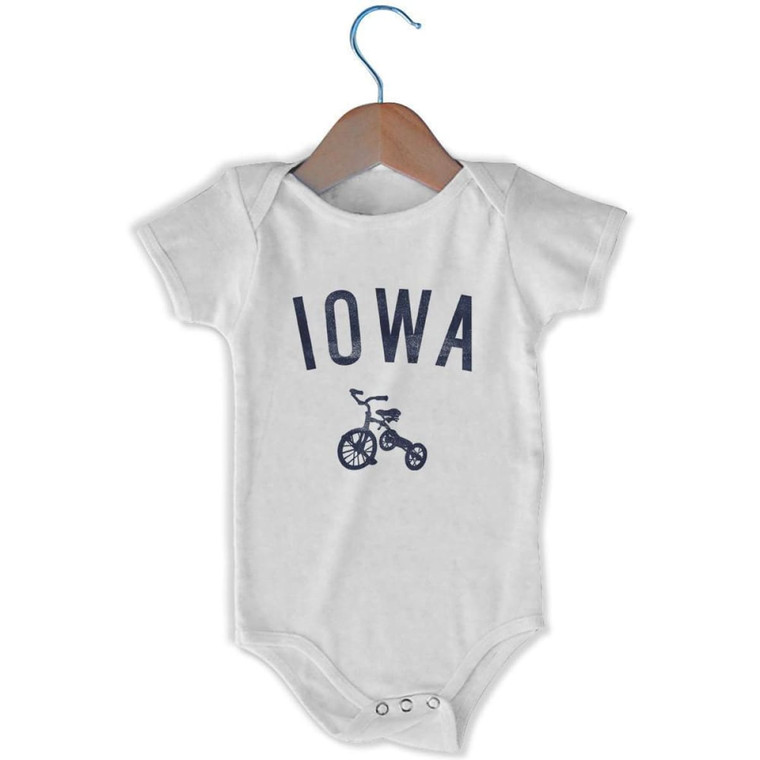 Iowa Tricycle Infant One-piece - White