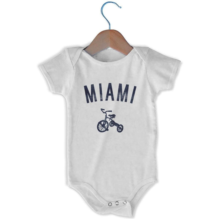 Miami Tricycle Infant One-piece - White