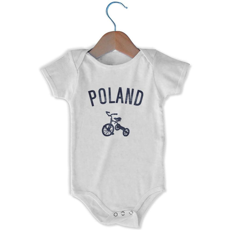 Poland Tricycle Infant One-piece - White