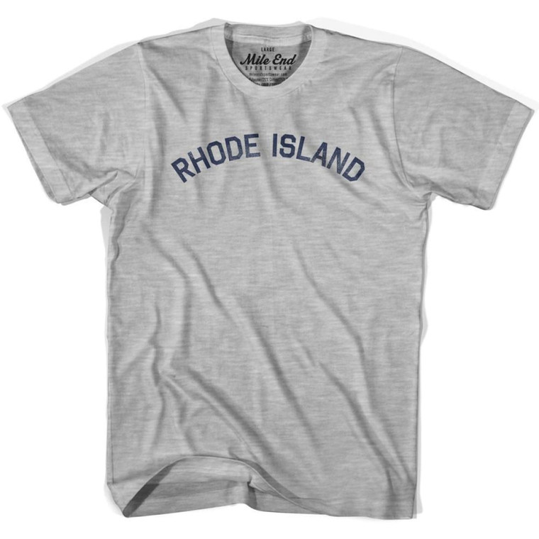 Rhode Island Union Vintage T-Shirt - Grey Heather