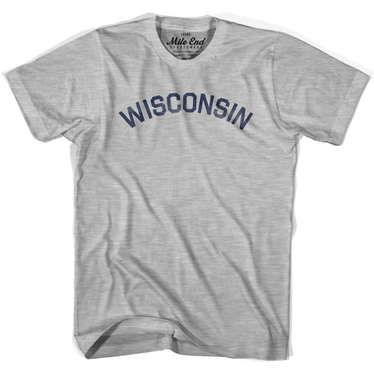Wisconsin Union Vintage T-Shirt - Grey Heather