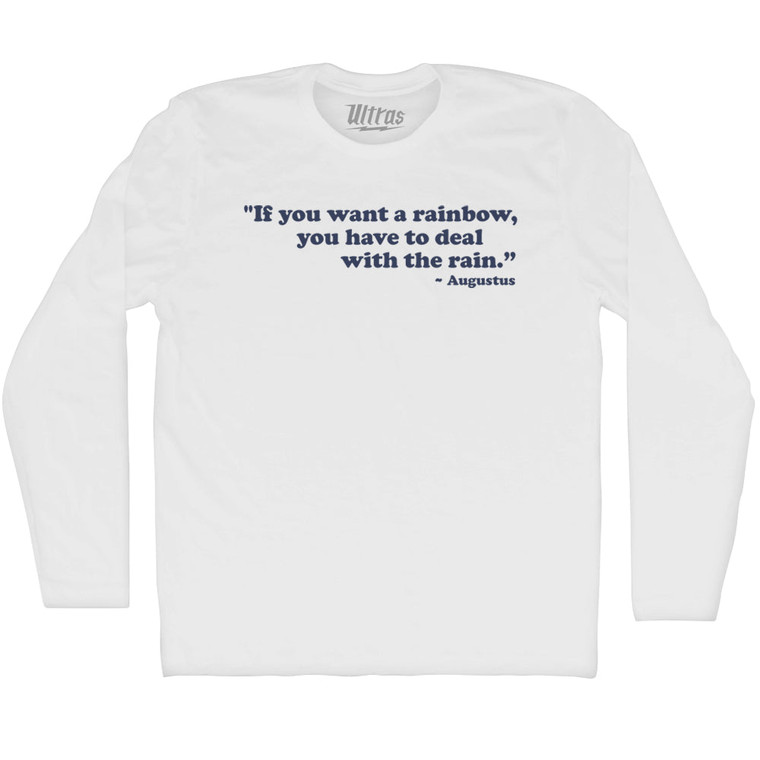 Run To Win Track Wings Adult Tri-Blend Sweatshirt - White