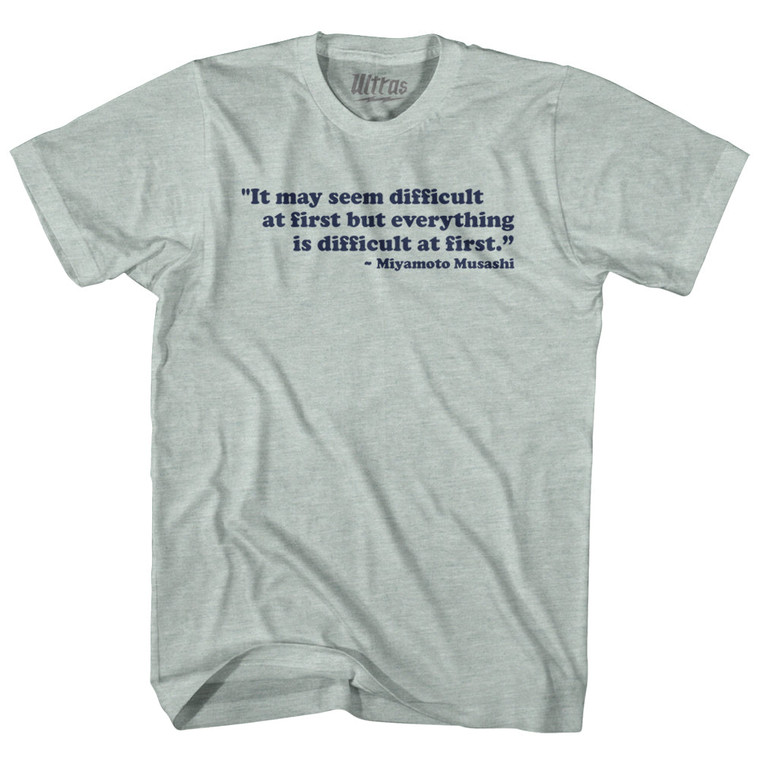 Apres Surf Adult Tri-Blend V-neck T-shirt - Athletic White
