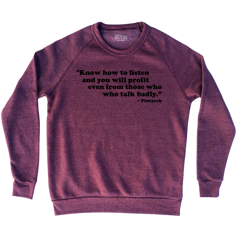 Breck Adult Tri-Blend Sweatshirt - Grey Heather