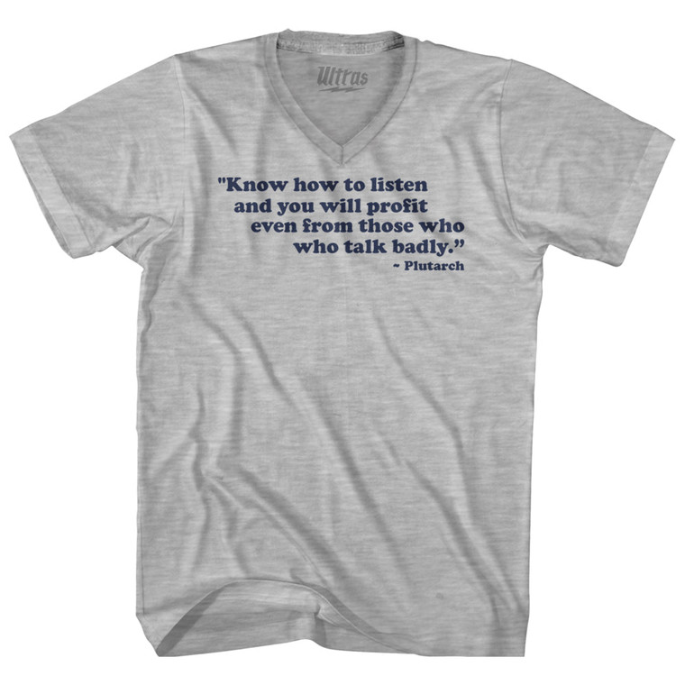 Are We Alone Adult Tri-Blend Long Sleeve T-shirt - Athletic Blue