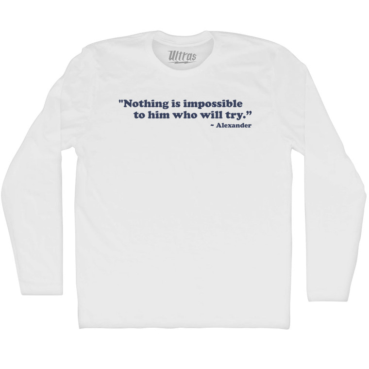 On The Road Again Adult Tri-Blend Long Sleeve T-shirt - Athletic Red