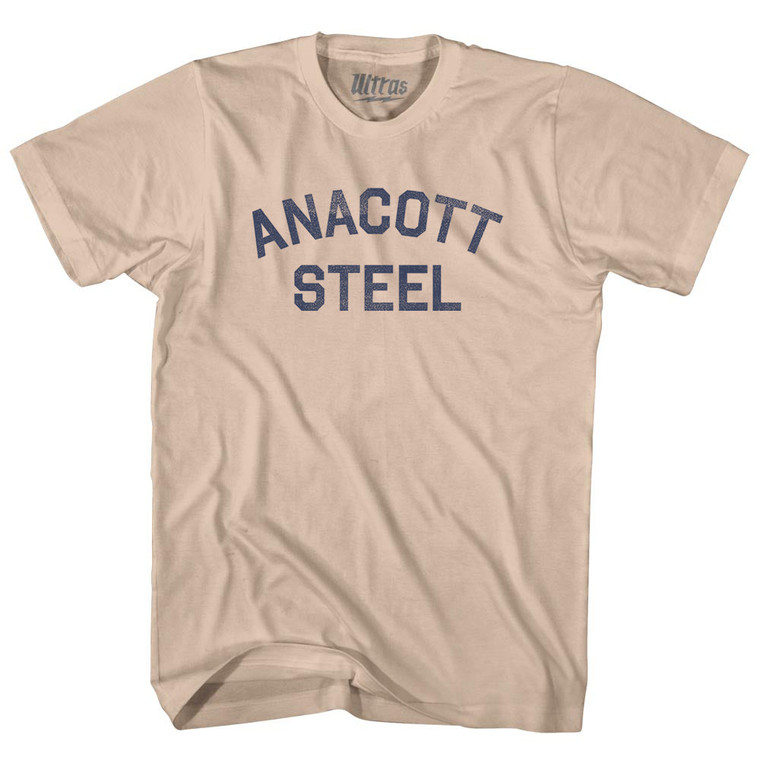 Anacott Steel Adult Cotton T-shirt - Creme