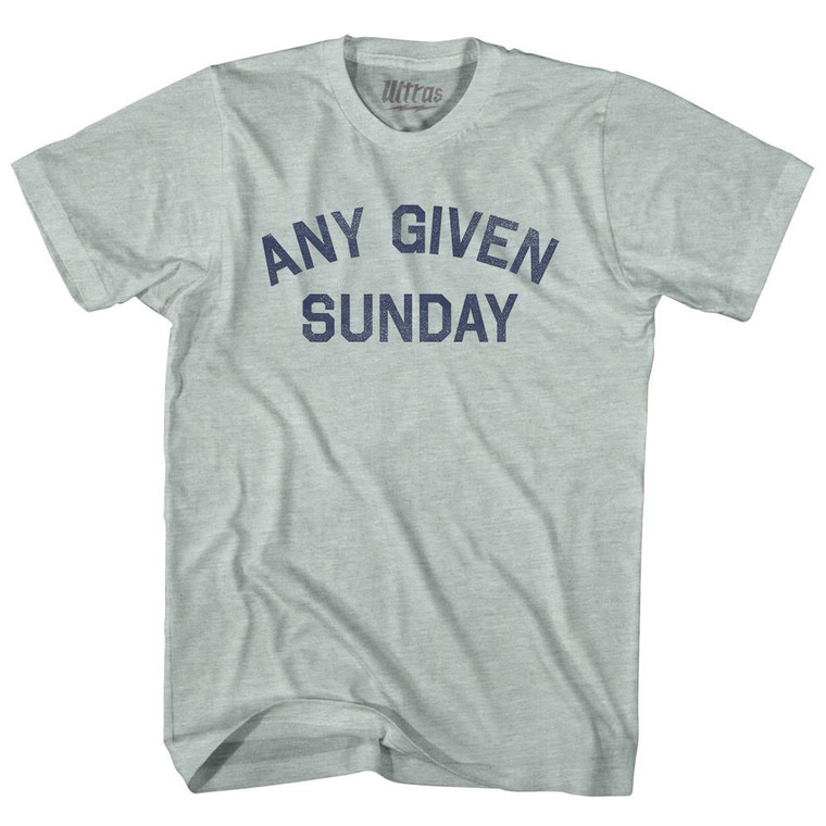 Any Given Sunday Adult Tri-Blend T-shirt - Athletic Cool Grey