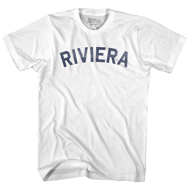 Riviera Womens Cotton Junior Cut T-Shirt - White
