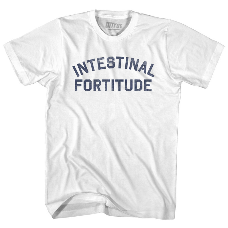 Intestinal Fortitude Womens Cotton Junior Cut T-Shirt - White