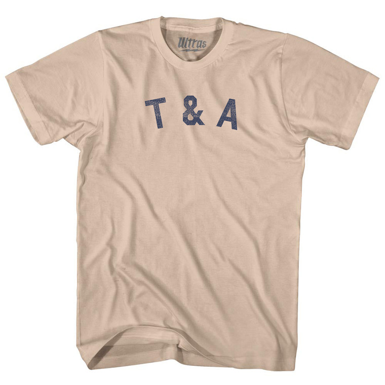 T & A Adult Cotton T-shirt - Creme