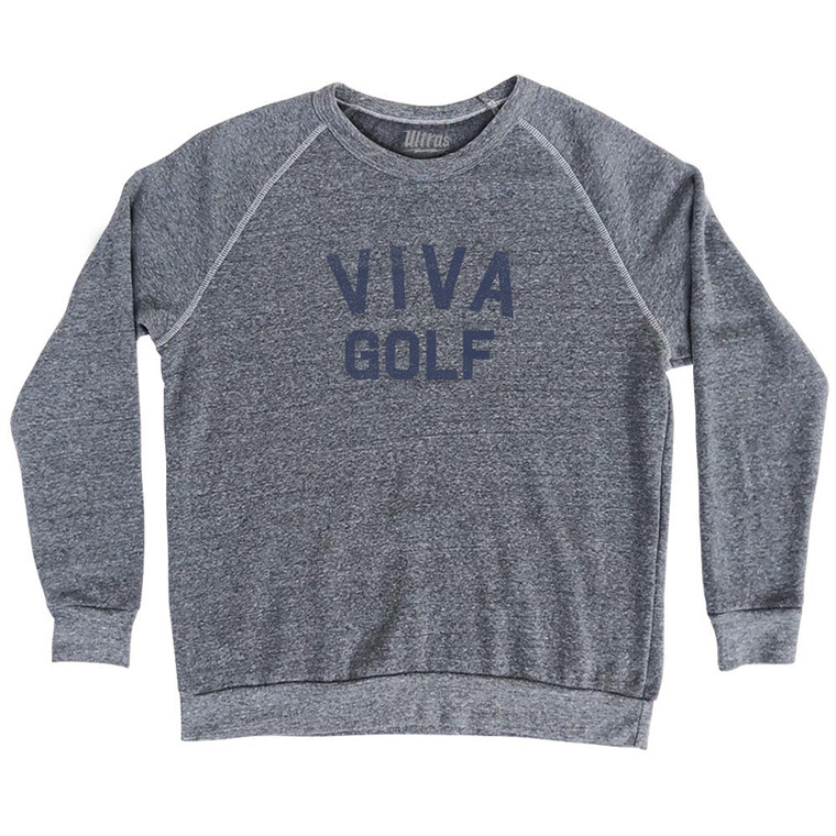 Viva Golf Adult Tri-Blend Sweatshirt - Athletic Grey