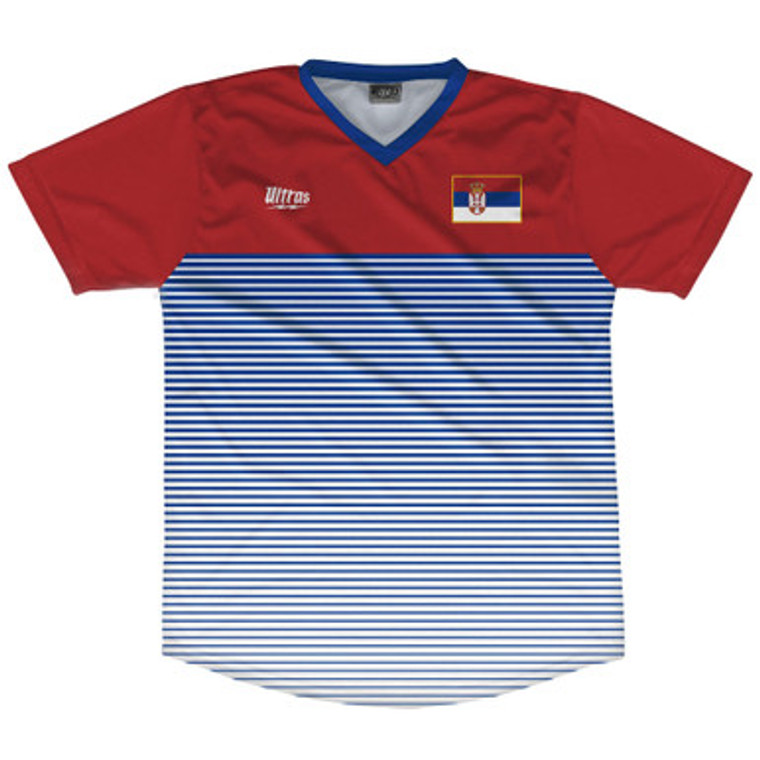 Serbia Rise Soccer Jersey Made In USA - Blue Red