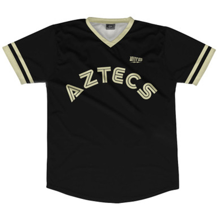 LA Aztecs Arched Soccer Jersey Made In USA - Black