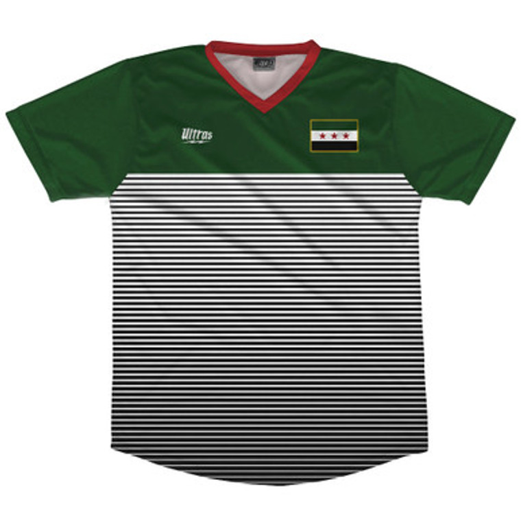 Syria Rise Soccer Jersey Made In USA - Green Black