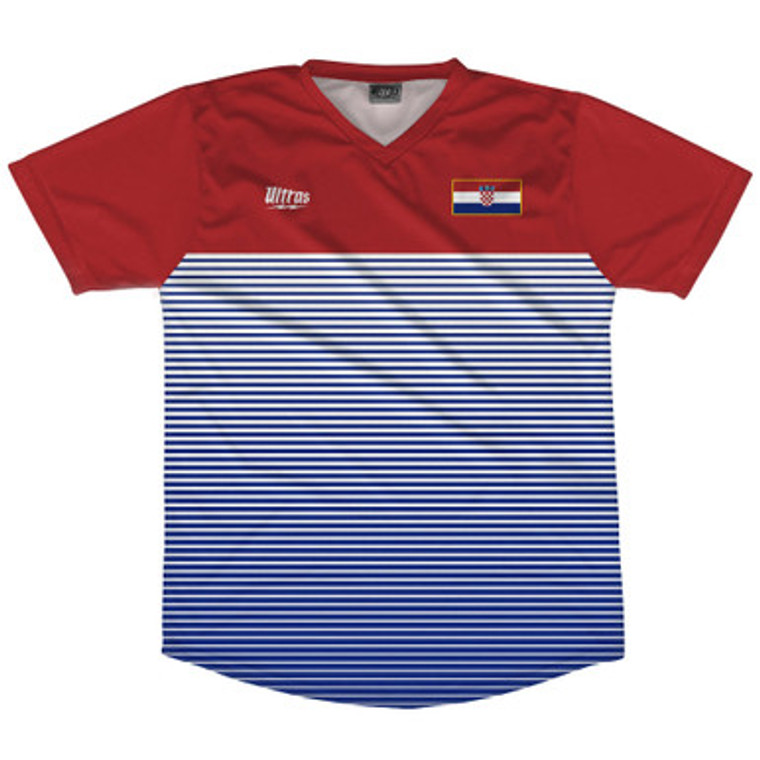 Croaita Rise Soccer Jersey Made In USA - Red Blue
