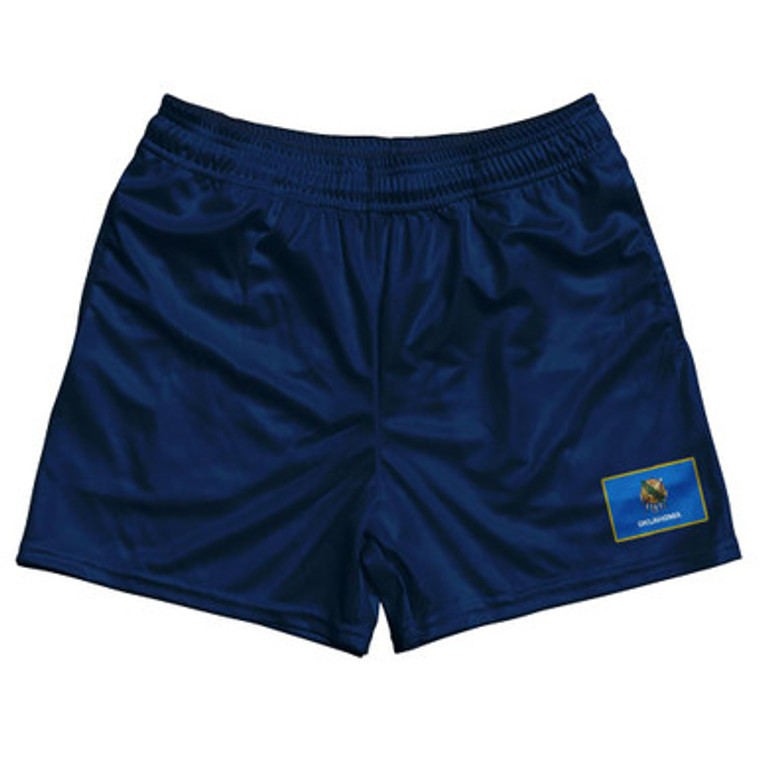 Oklahoma State Heritage Flag Rugby Shorts Made in USA by Ultras