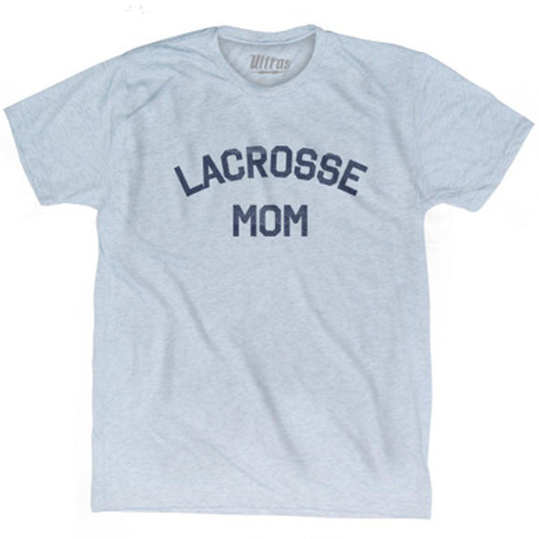 Lacrosse Mom Adult Tri-Blend T-shirt by Ultras