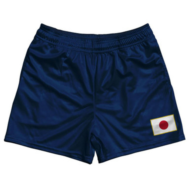 Japan Country Heritage Flag Rugby Shorts Made In USA by Ultras