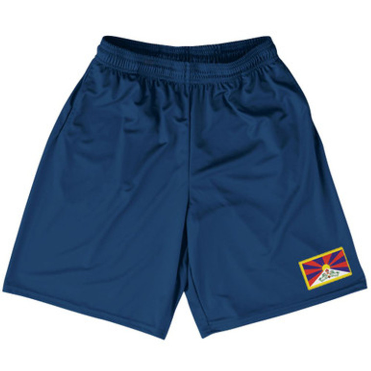 Tibet Country Basketball Practice Shorts Made In USA by Ultras