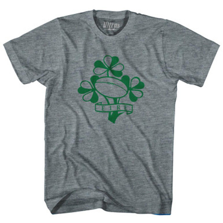 Ireland Eire Rugby Clover Youth Tri-Blend T-Shirt by Ultras