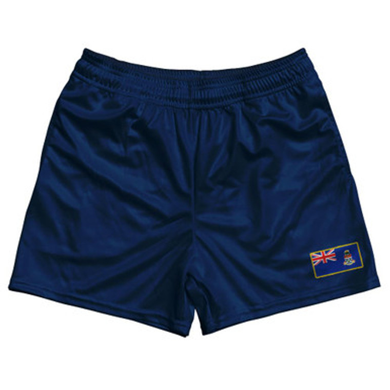 Cayman Islands Country Heritage Flag Rugby Shorts Made In USA by Ultras