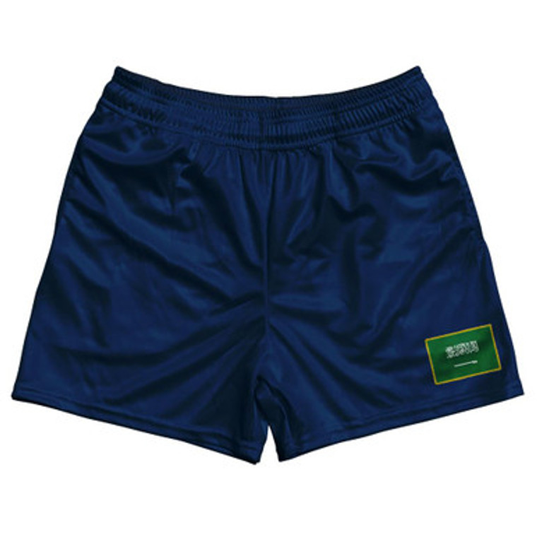 Saudi Arabia Country Heritage Flag Rugby Shorts Made In USA by Ultras