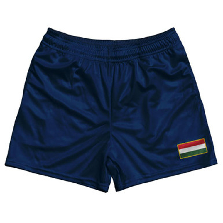 Hungary Country Heritage Flag Rugby Shorts Made In USA by Ultras