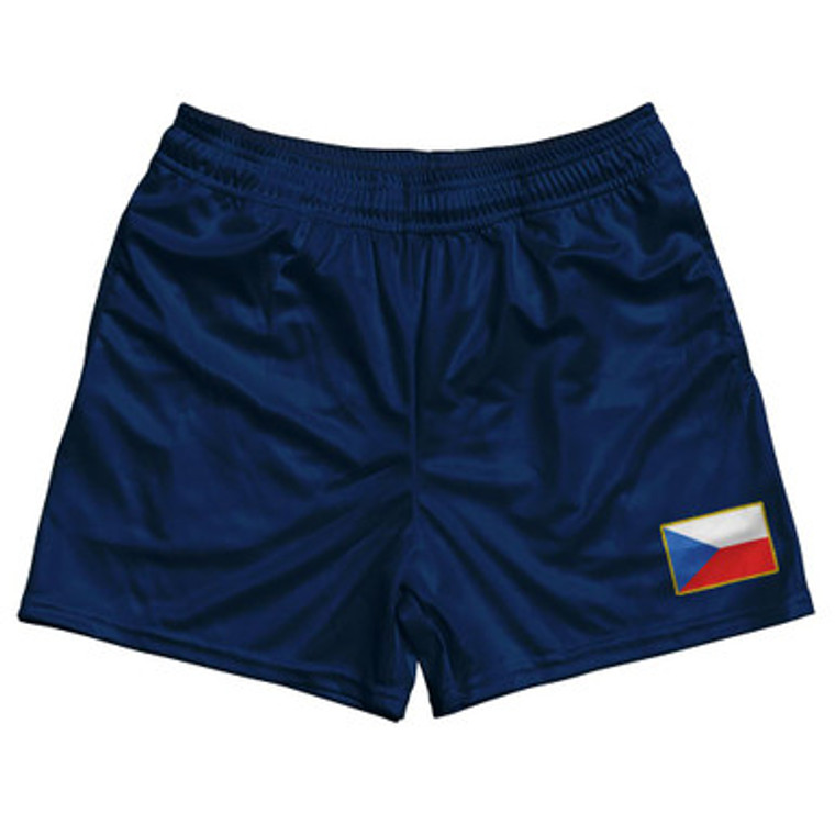 Czech Republic Country Heritage Flag Rugby Shorts Made In USA by Ultras