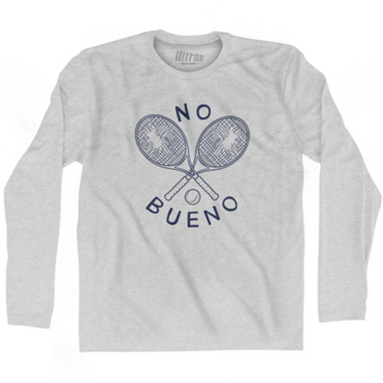 No Bueno Broken Tennis Racket Strings Adult Cotton Long Sleeve T-shirt by Ultras
