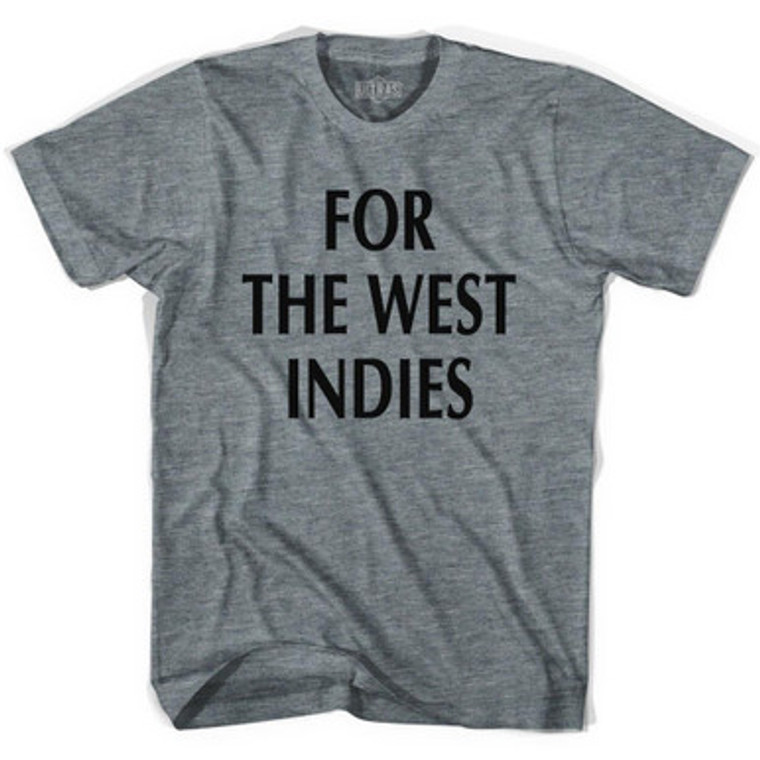 ARS Henry Soccer For the West Indies Womens Tri-Blend Soccer Junior Cut T-shirt-Athletic Grey