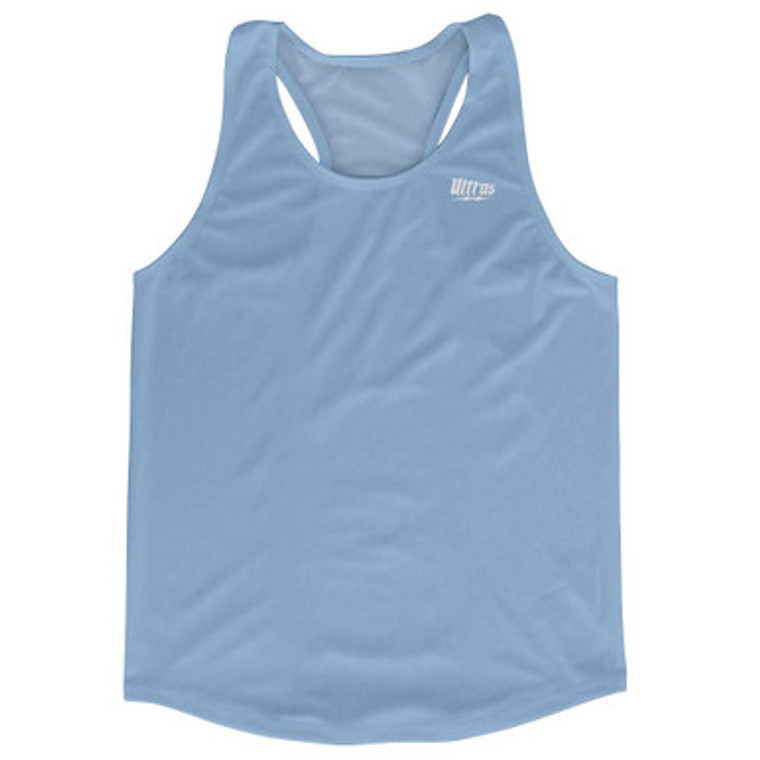 Blue Carolina Running Tank Top Racerback Track and Cross Country Singlet Jersey Made In USA - Blue Carolina